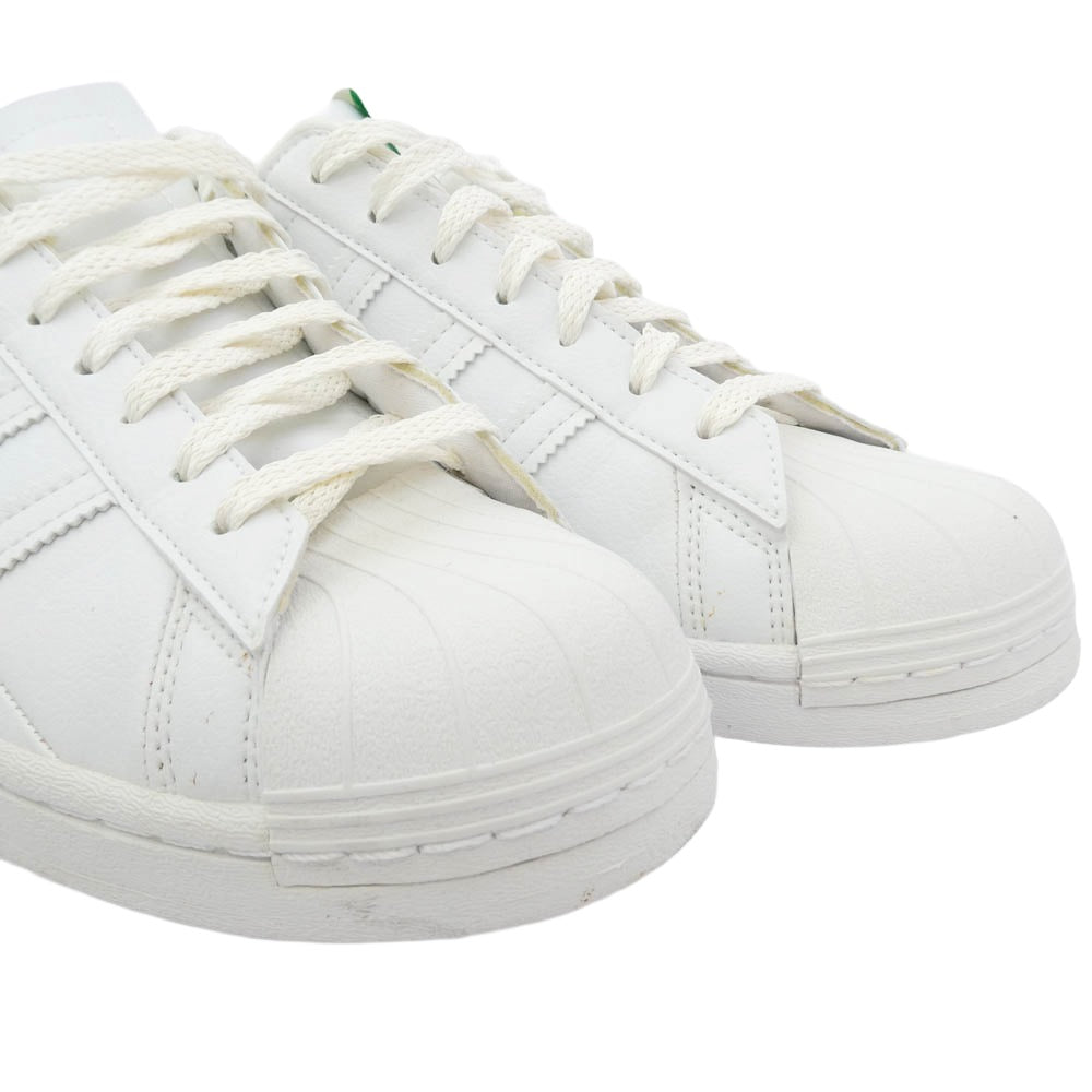 adidas アディダス FY5480 Superstar スーパースター ローカット スニーカー ホワイト系 グリーン系 ゴールド系 27cm【中古】
