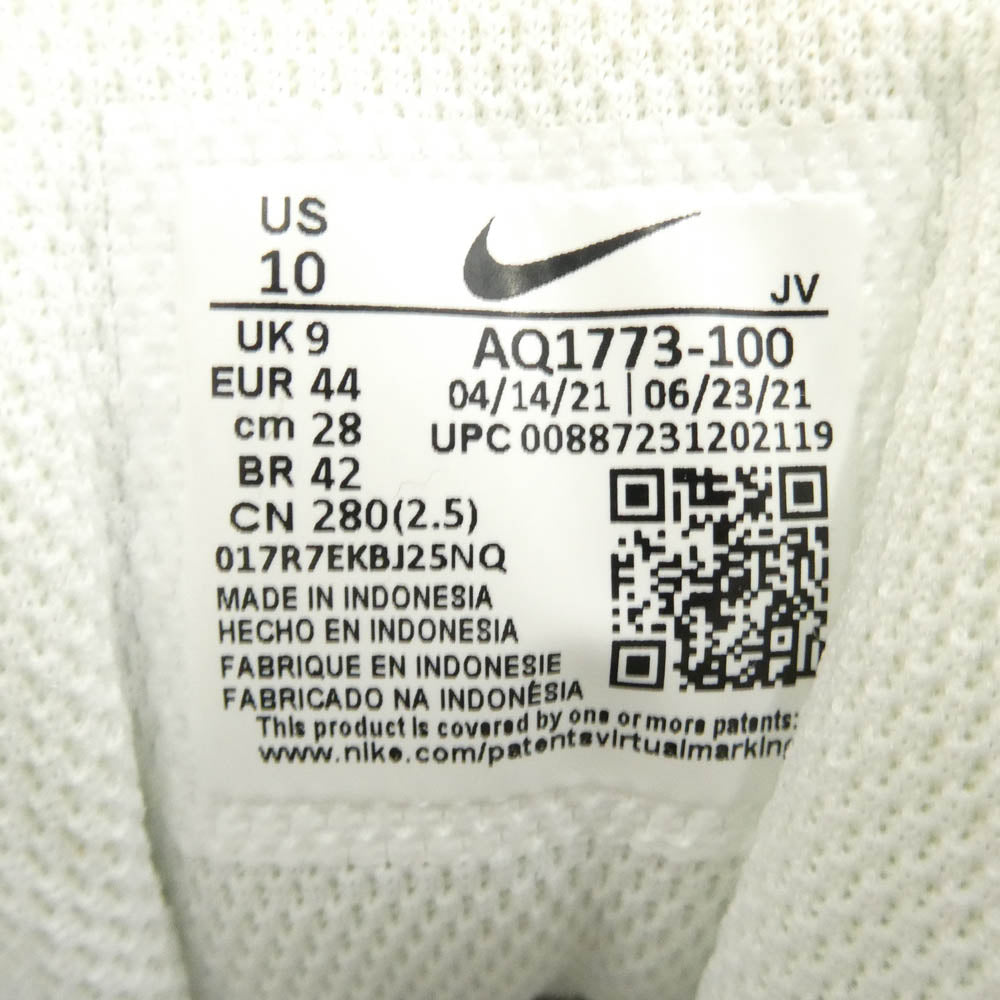 NIKE ナイキ AQ1773-100 EBERNON MID エバノン ミッド スニーカー ホワイト系 28cm【中古】