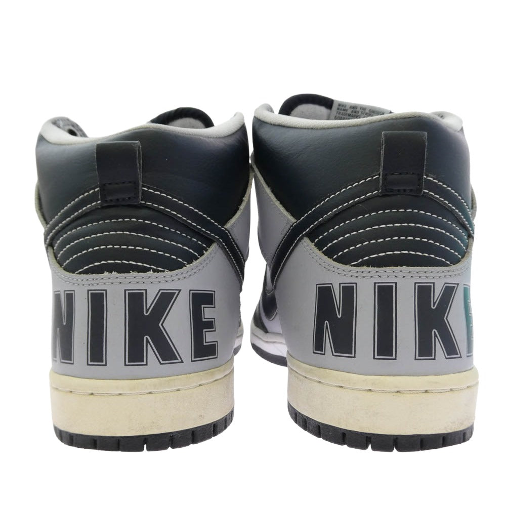 NIKE ナイキ 313171-440 SB Dunk High Georgetown Hoyas ダンク ハイ ジョージタウン ホーヤーズ ハイカット スニーカー グレー系 ネイビー系 28cm【中古】