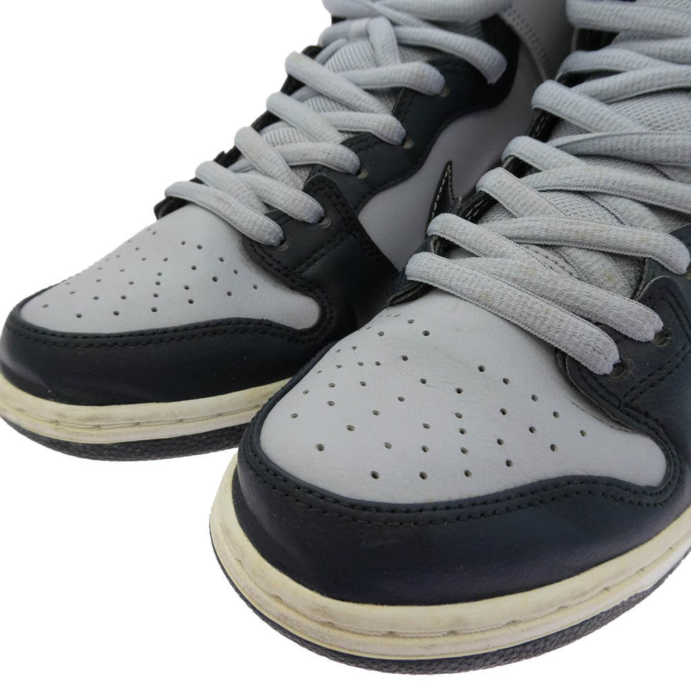 NIKE ナイキ 313171-440 SB Dunk High Georgetown Hoyas ダンク ハイ ジョージタウン ホーヤーズ ハイカット スニーカー グレー系 ネイビー系 28cm【中古】