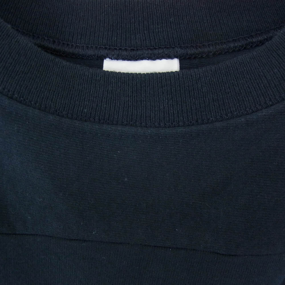 A BATHING APE アベイシングエイプ 七分袖 フットボールT カットソー ネイビー系 XL【中古】