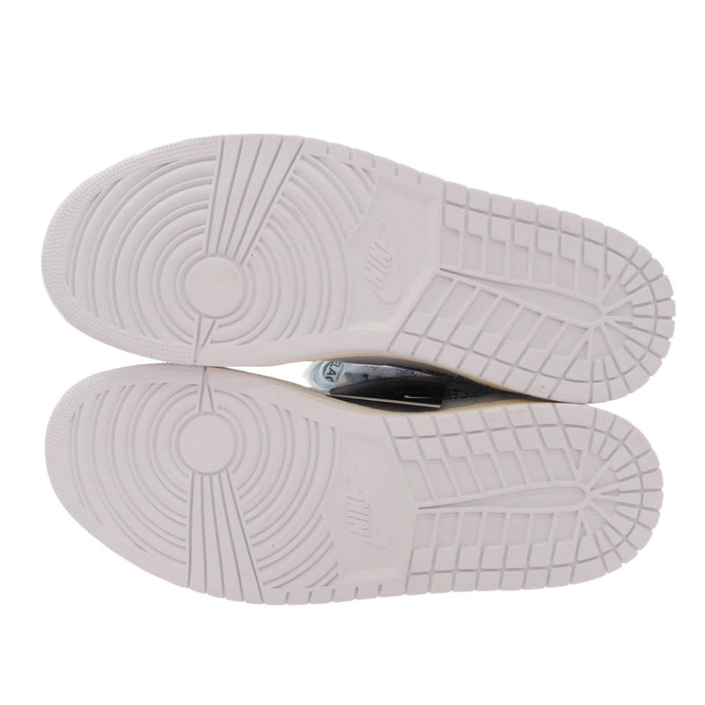 NIKE AIR JORDAN ナイキ ジョーダン AA3834-100 【フェイクバスターズ鑑定済】Virgil Abloh Archive (V.A.A.) Air Jordan 1 Retro High OG Alaska ヴァージルアブローアーカイブ エアジョーダン1 レトロ ハイ OG アラスカ スニーカー ホワイト系 マルチカラー系 28.5cm【新古品】【未使用】【中古】