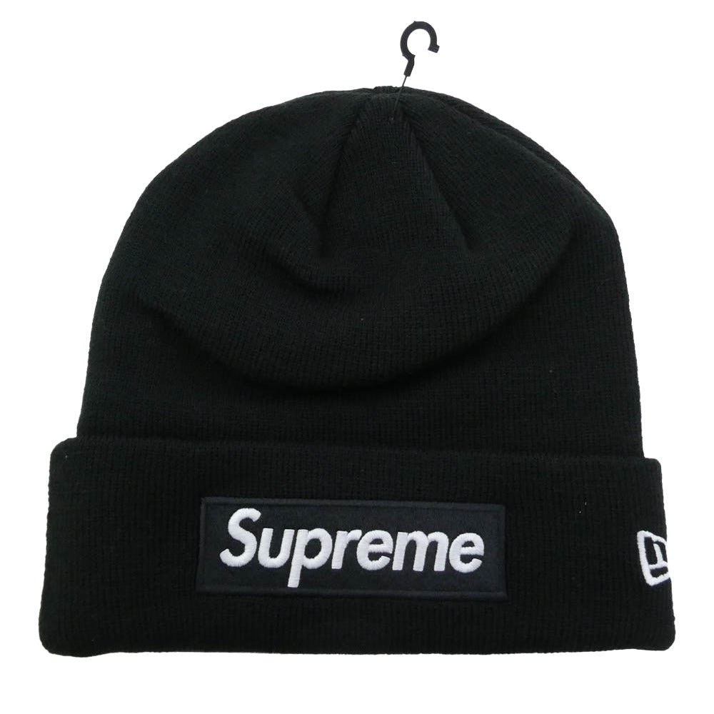 Supreme シュプリーム 24AW New Era Box Logo Beanie ニューエラ ボックスロゴ ビーニー ニット帽 ブラック系【極上美品】【中古】