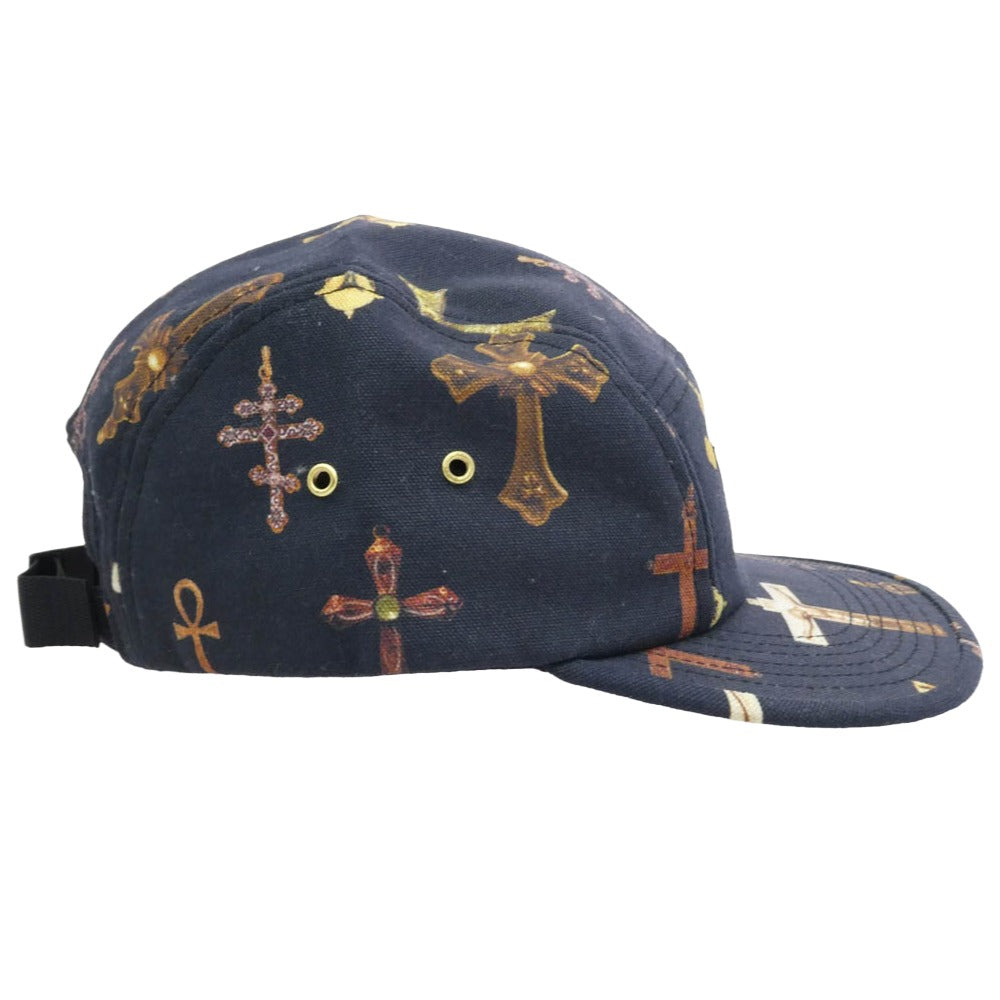Supreme シュプリーム 13SS BOX LOGO Crosses Camp Cap ボックスロゴ クロス キャップ ダークネイビー系【中古】