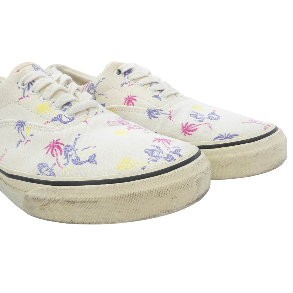 WACKO MARIA ワコマリア UPSETTER キャンバス スニーカー ホワイト系 27cm【中古】
