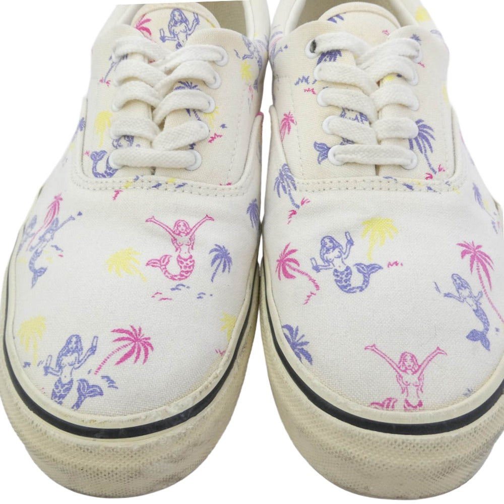 WACKO MARIA ワコマリア UPSETTER キャンバス スニーカー ホワイト系 27cm【中古】
