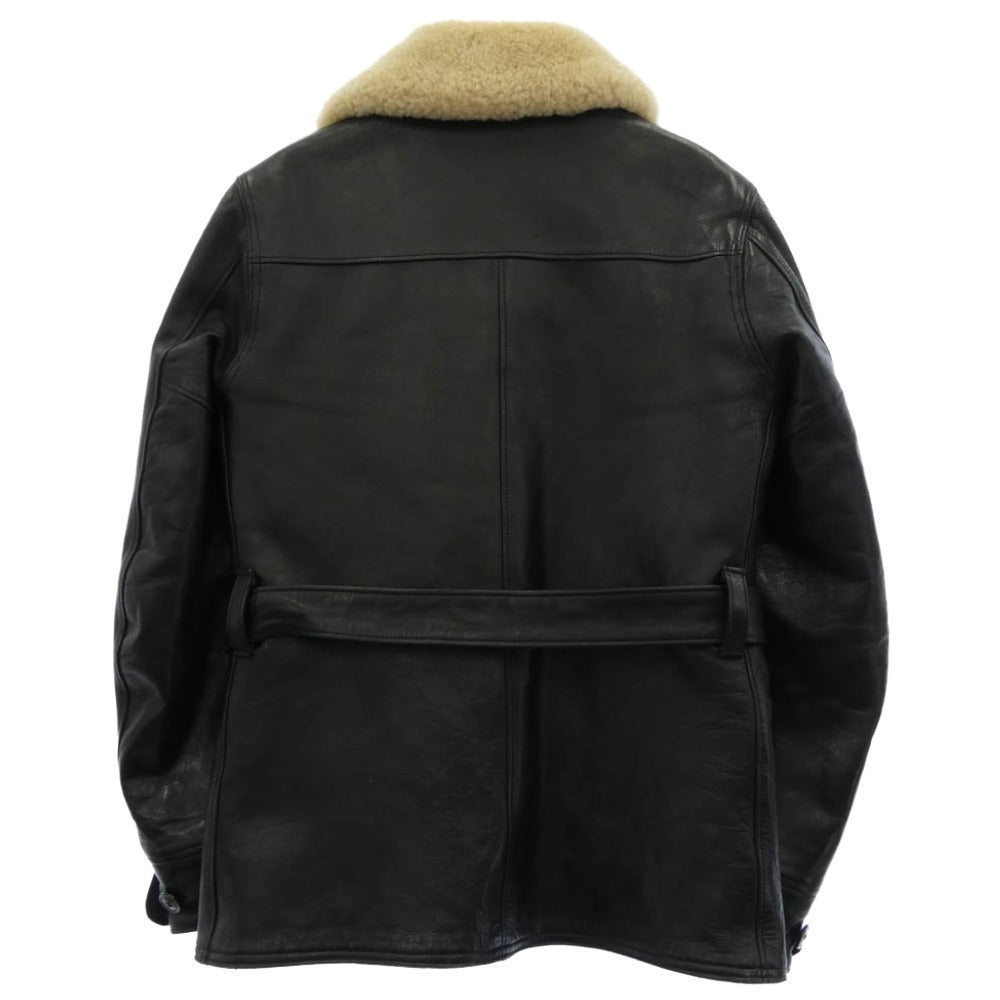 WACKO MARIA ワコマリア 12AW 12AW-LEA-17 襟ボア レザー カーコート