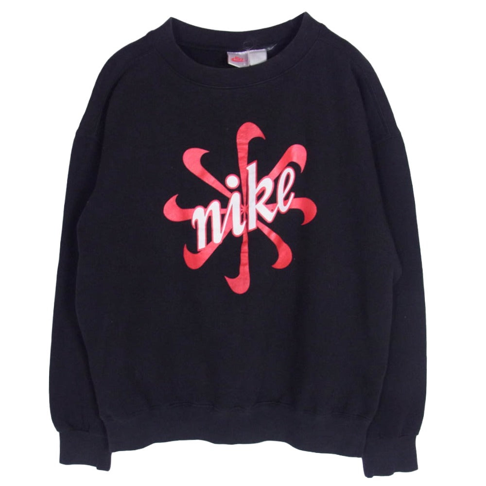 NIKE ナイキ Vintage ヴィンテージ 90s 銀タグ 風車ロゴ スウェット ブラック系 L【中古】