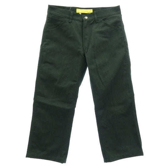 ネセサリーオアアンネセサリー OZLEM コットンポリ ワークパンツ グリーン系 32【中古】