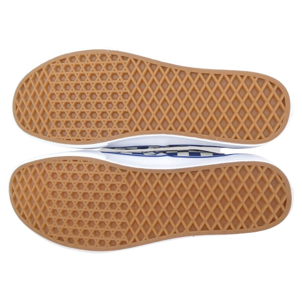 VANS バンズ VN000EGAAMQ Authentic オーセンティック PRIMA CHK True Blue White チェッカー キャンバス スニーカー ブルー系 オフホワイト系 27cm【美品】【中古】