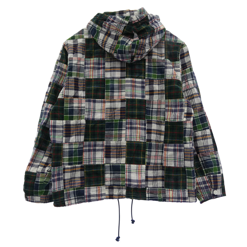 アルボーマレー ZPK-MADRAS ZIP PARKA MADRAS PATCHWORK マドラスチェック パッチワーク ジップ パーカー マルチカラー系 2【中古】