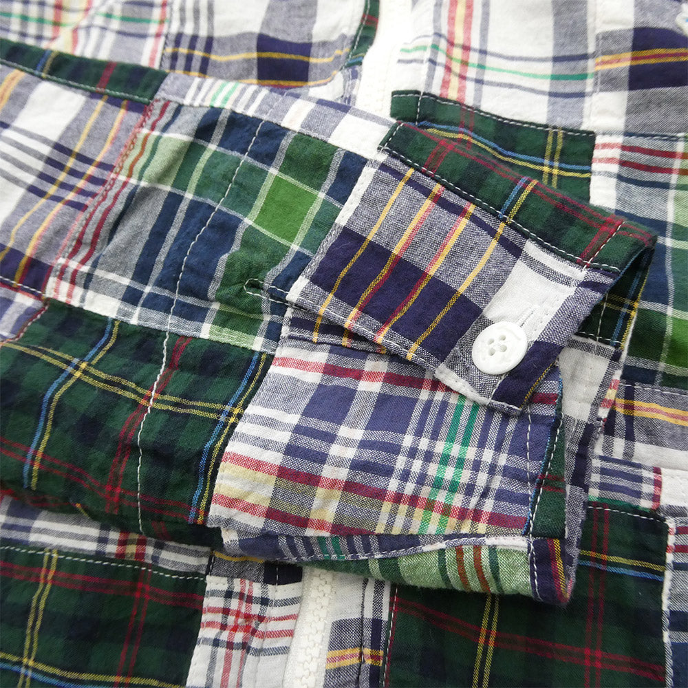 アルボーマレー ZPK-MADRAS ZIP PARKA MADRAS PATCHWORK マドラスチェック パッチワーク ジップ パーカー マルチカラー系 2【中古】