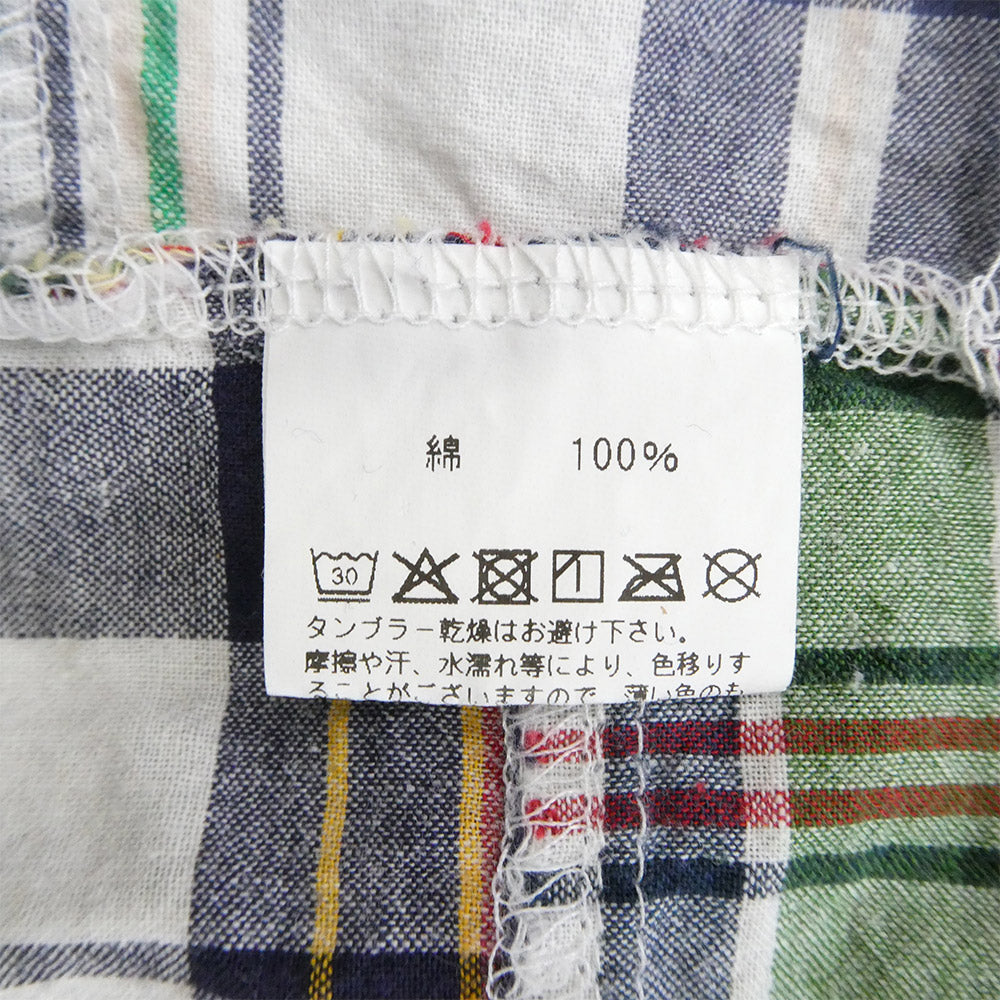 アルボーマレー ZPK-MADRAS ZIP PARKA MADRAS PATCHWORK マドラスチェック パッチワーク ジップ パーカー マルチカラー系 2【中古】
