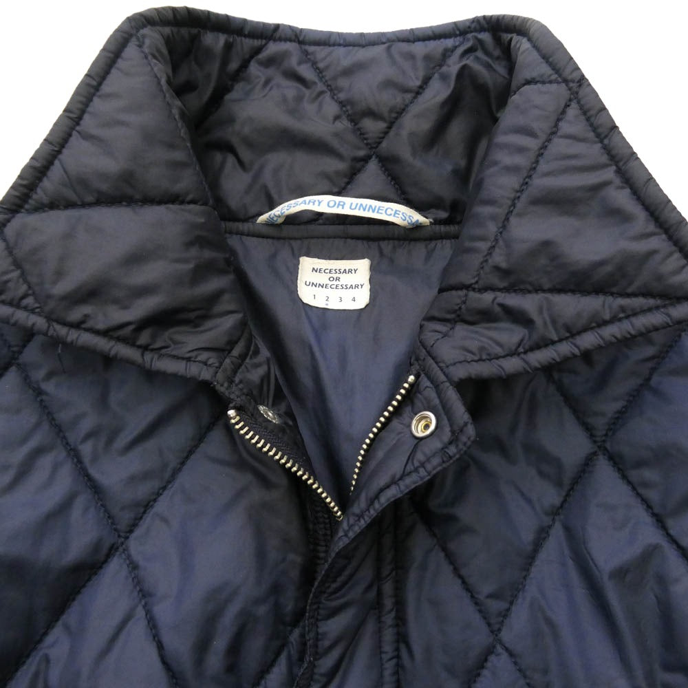 ネセサリーオアアンネセサリー 24AW 90012016 DIA COACH ダイヤ型オリジナルキルティング コーチジャケット ネイビー系 2【中古】