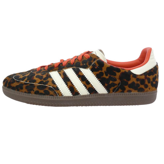 adidas アディダス JI2734 Women's Samba OG Leopard Preloved Red ウィメンズ サンバ レオパード プリラブドレッド スニーカー マルチカラー系 ブラウン系 27.5cm【美品】【中古】