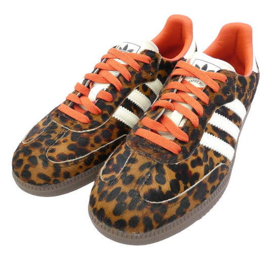 adidas アディダス JI2734 Women's Samba OG Leopard Preloved Red ウィメンズ サンバ レオパード プリラブドレッド スニーカー マルチカラー系 ブラウン系 27.5cm【美品】【中古】