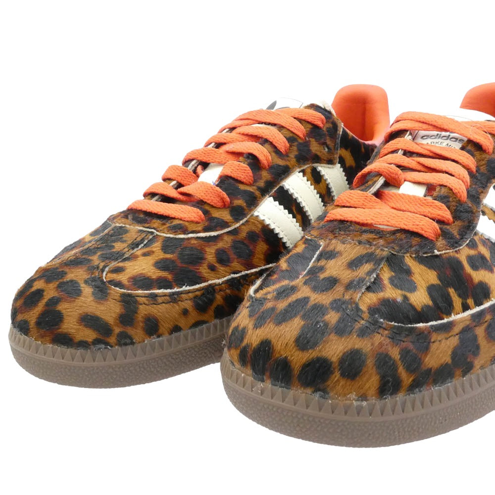 adidas アディダス JI2734 Women's Samba OG Leopard Preloved Red ウィメンズ サンバ レオパード プリラブドレッド スニーカー マルチカラー系 ブラウン系 27.5cm【美品】【中古】