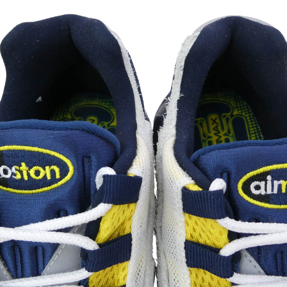 NIKE SB ナイキエスビー HQ-8492-400 x Eric Koston エリック・コストン Air Max 95 Obsidian and Speed Yellow エアマックス オブシディアン アンド スピードイエロー スニーカー ネイビー系 28cm【中古】