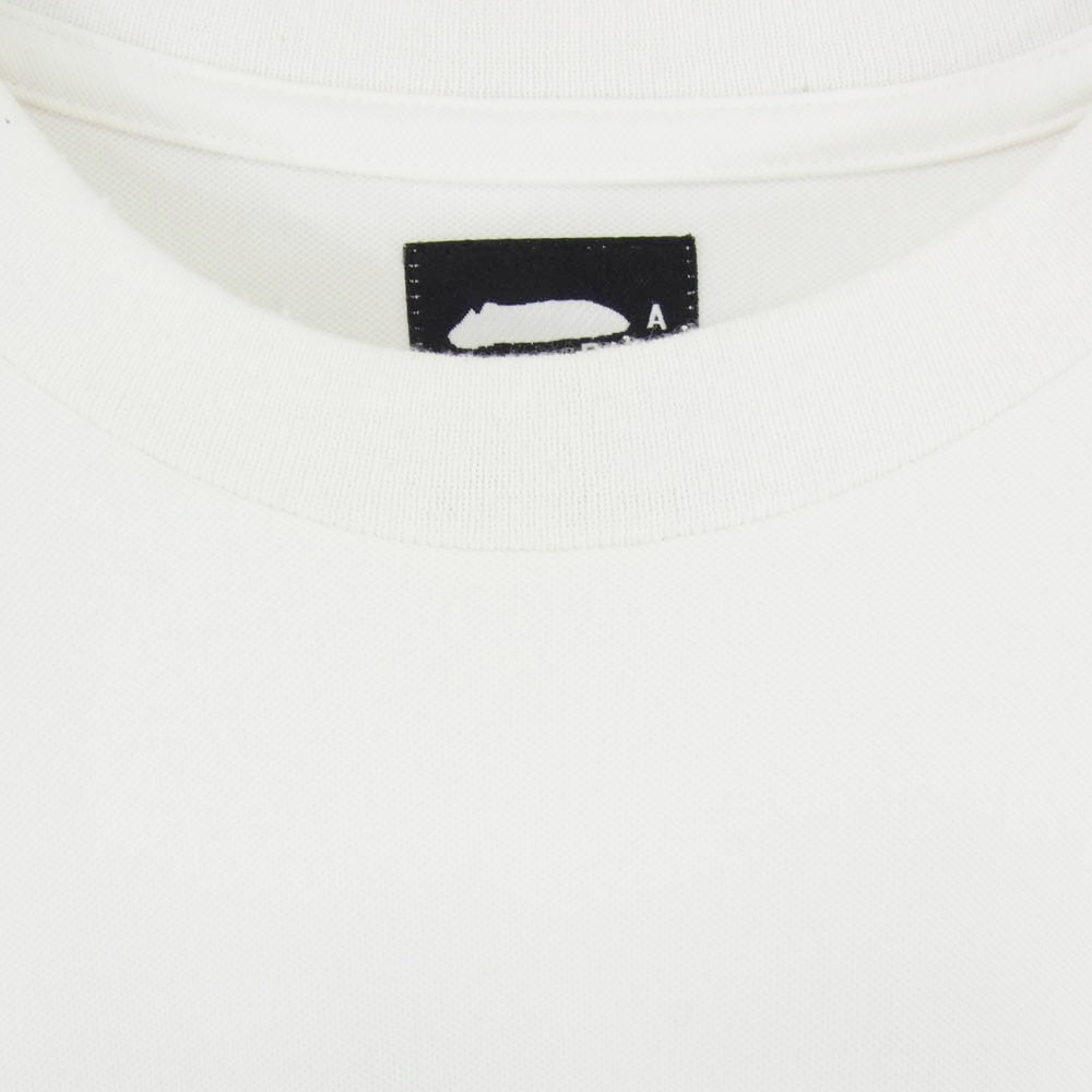 A BATHING APE アベイシングエイプ GORE WINDSTOPPER ワッペン 半袖 Tシャツ カットソー ホワイト系 XL【中古】