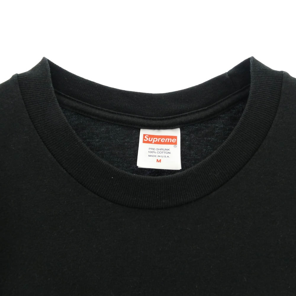Supreme シュプリーム 23AW NBA Youngboy Tee ヤングボーイ フォトプリント 半袖 Tシャツ ブラック系 M【中古】
