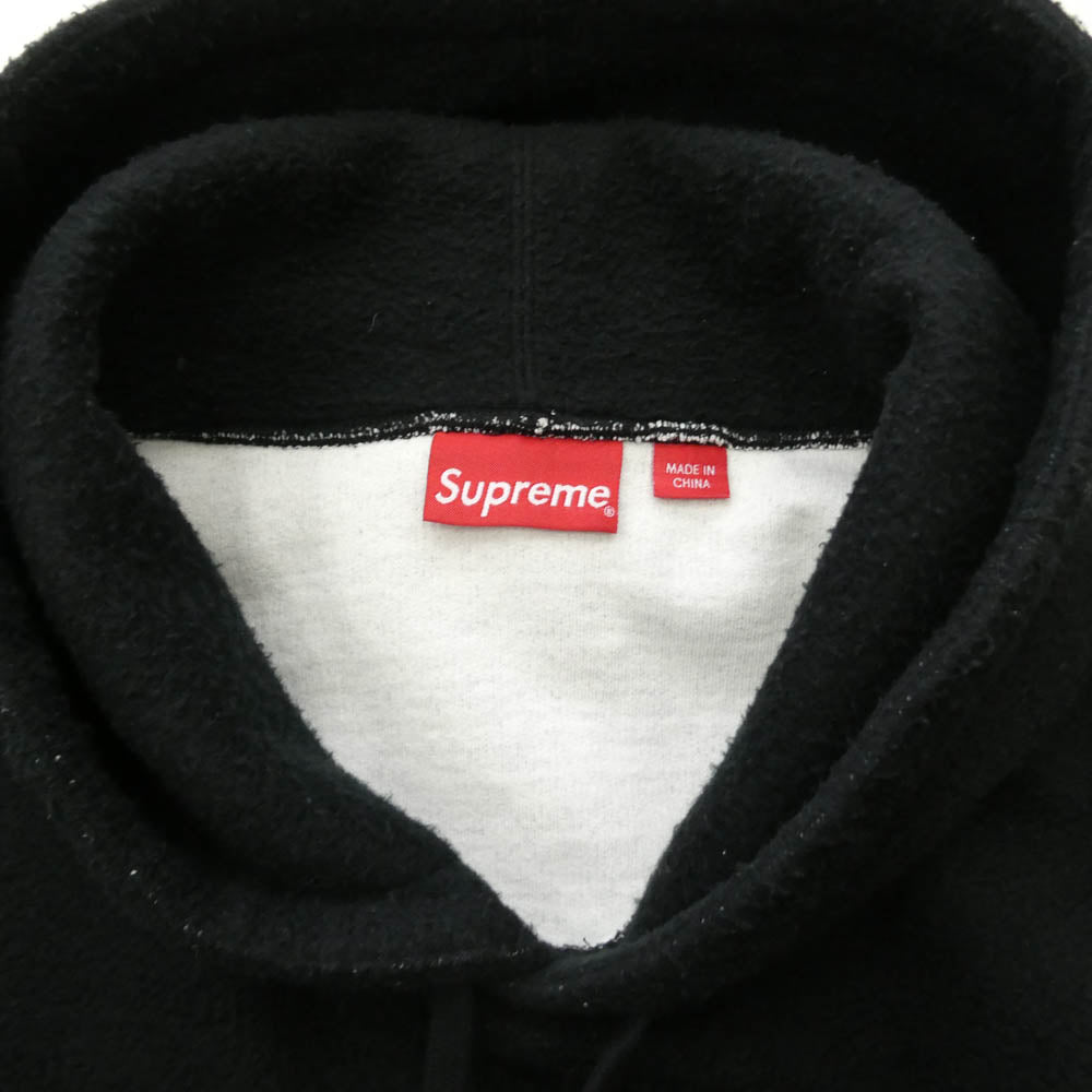 Supreme シュプリーム 23SS Inside Out Box Logo Hooded Sweatshirt インサイド アウト ボックス ロゴ フーディー スウェットシャツ パーカー ブラック系 L【中古】