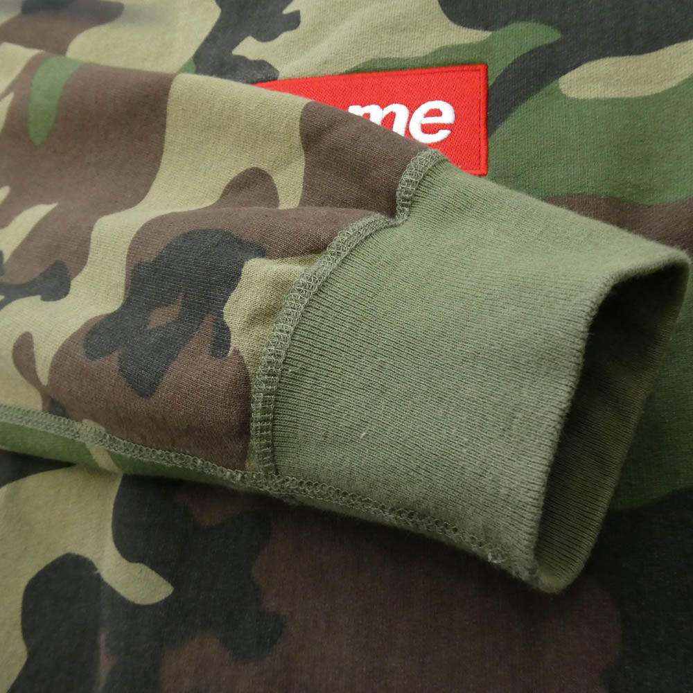 Supreme シュプリーム 15AW Box Logo Crewneck Woodland Camo ボックス ロゴ クルーネック ウッドランドカモ クルーネック スウェット カーキ系 マルチカラー系【中古】