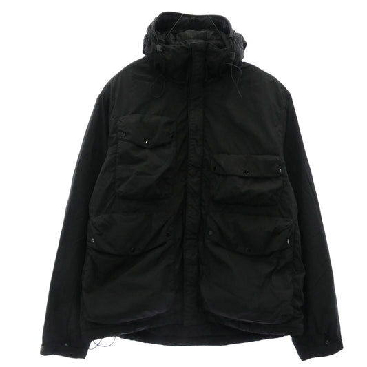 C.P.Company シーピーカンパニー 25AW 19CMOW010A Chrome-R Goggle Jacket ドローコード付き ダブルジップ ゴーグル 中綿 ジャケット ブラック系 L【中古】