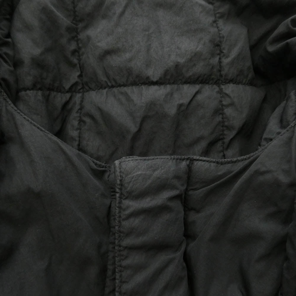 C.P.Company シーピーカンパニー 25AW 19CMOW010A Chrome-R Goggle Jacket ドローコード付き ダブルジップ ゴーグル 中綿 ジャケット ブラック系 L【中古】