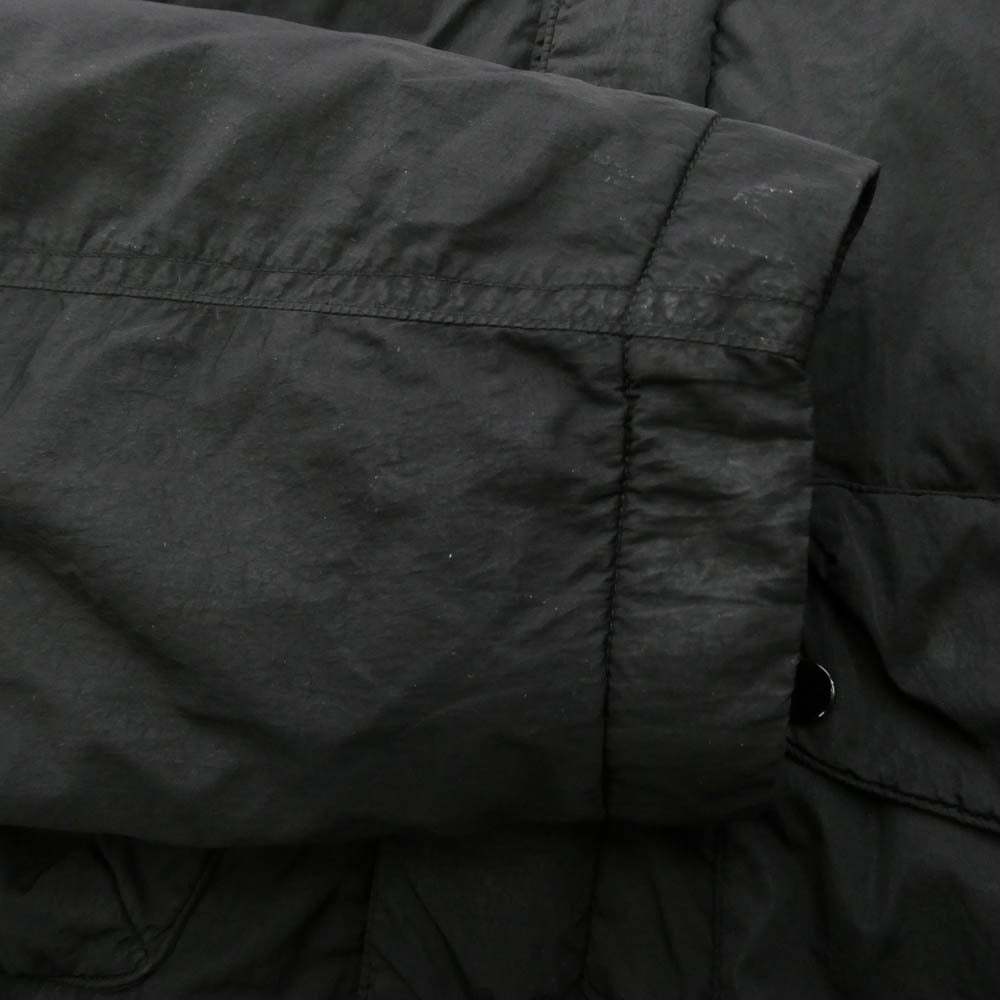 C.P.Company シーピーカンパニー 25AW 19CMOW010A Chrome-R Goggle Jacket ドローコード付き ダブルジップ ゴーグル 中綿 ジャケット ブラック系 L【中古】