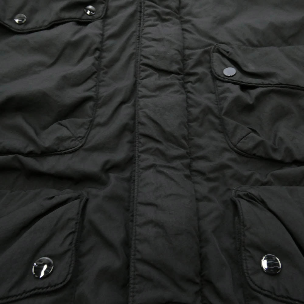 C.P.Company シーピーカンパニー 25AW 19CMOW010A Chrome-R Goggle Jacket ドローコード付き ダブルジップ ゴーグル 中綿 ジャケット ブラック系 L【中古】