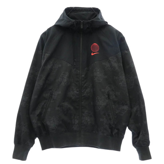 NIKE ナイキ DA1477-010 Sportswear Windrunner ウィンドランナー ジャケット ブラック系 レッド系 グレー系 L【中古】
