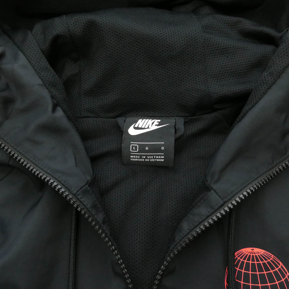 NIKE ナイキ DA1477-010 Sportswear Windrunner ウィンドランナー ジャケット ブラック系 レッド系 グレー系 L【中古】