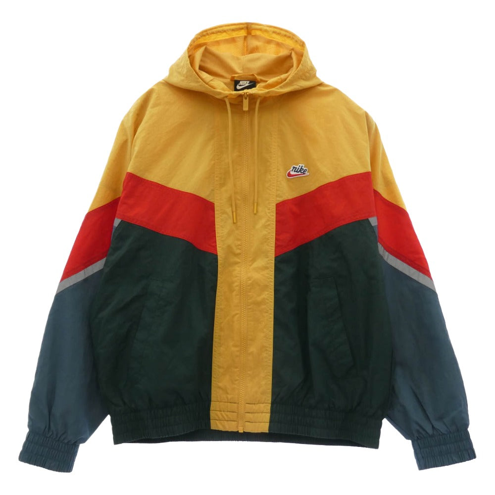 NIKE ナイキ CU4439-700 Sportswear Windrunner ウィンドランナー+ LND フーディ ジャケット イエロー系 グリーン系 レッド系　ブルー系 L【中古】
