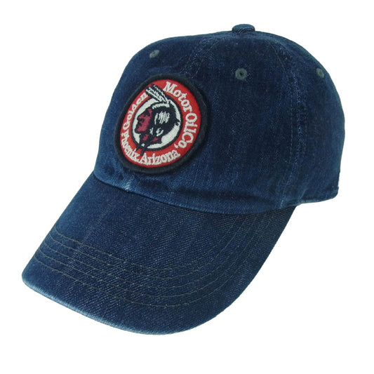 UES ウエス デニム ワッペン キャップ 帽子 インディゴブルー系 L【中古】