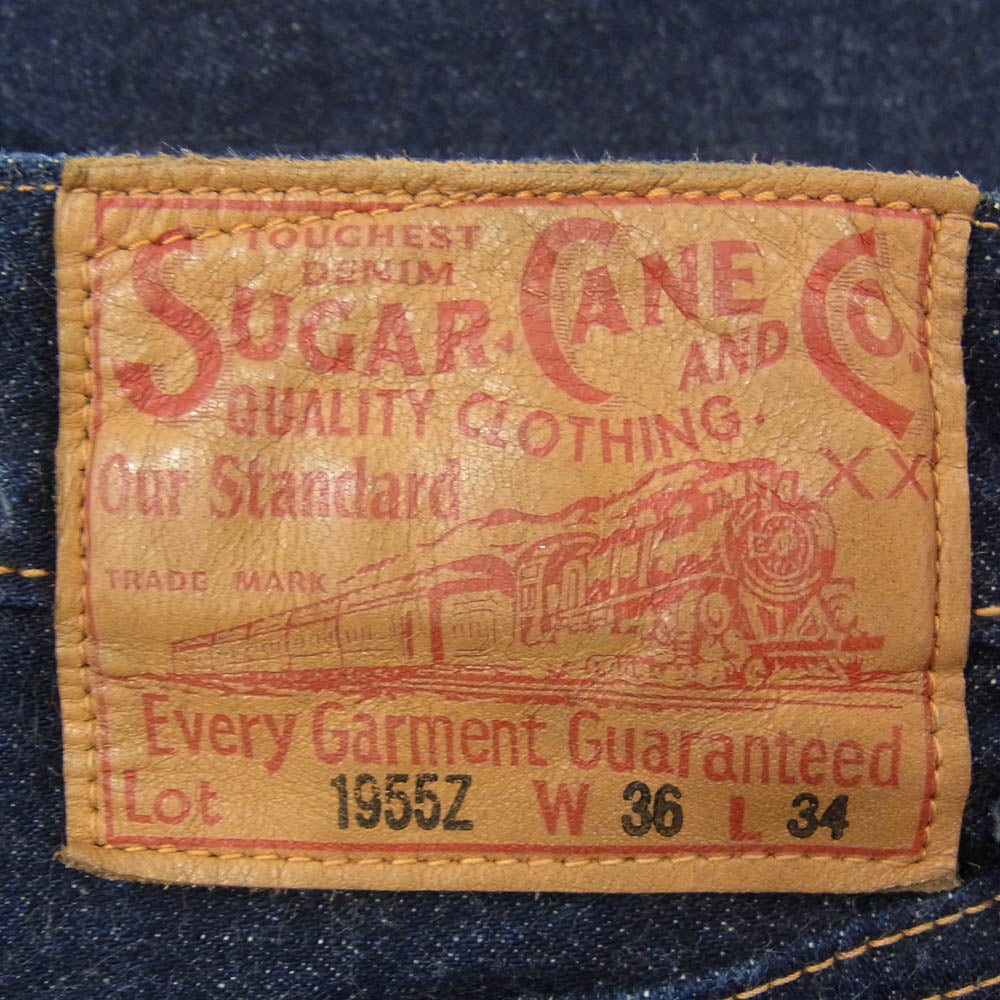 SUGAR CANE シュガーケーン 14oz. DENIM 1955Z MODEL デニム パンツ インディゴブルー系 36【中古】