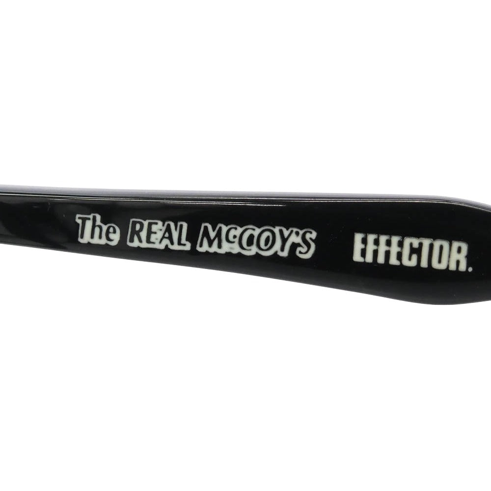 The REAL McCOY'S ザリアルマッコイズ OPERATION オペレーション アイウェア 眼鏡 メガネ 度入り ブラック系【中古】