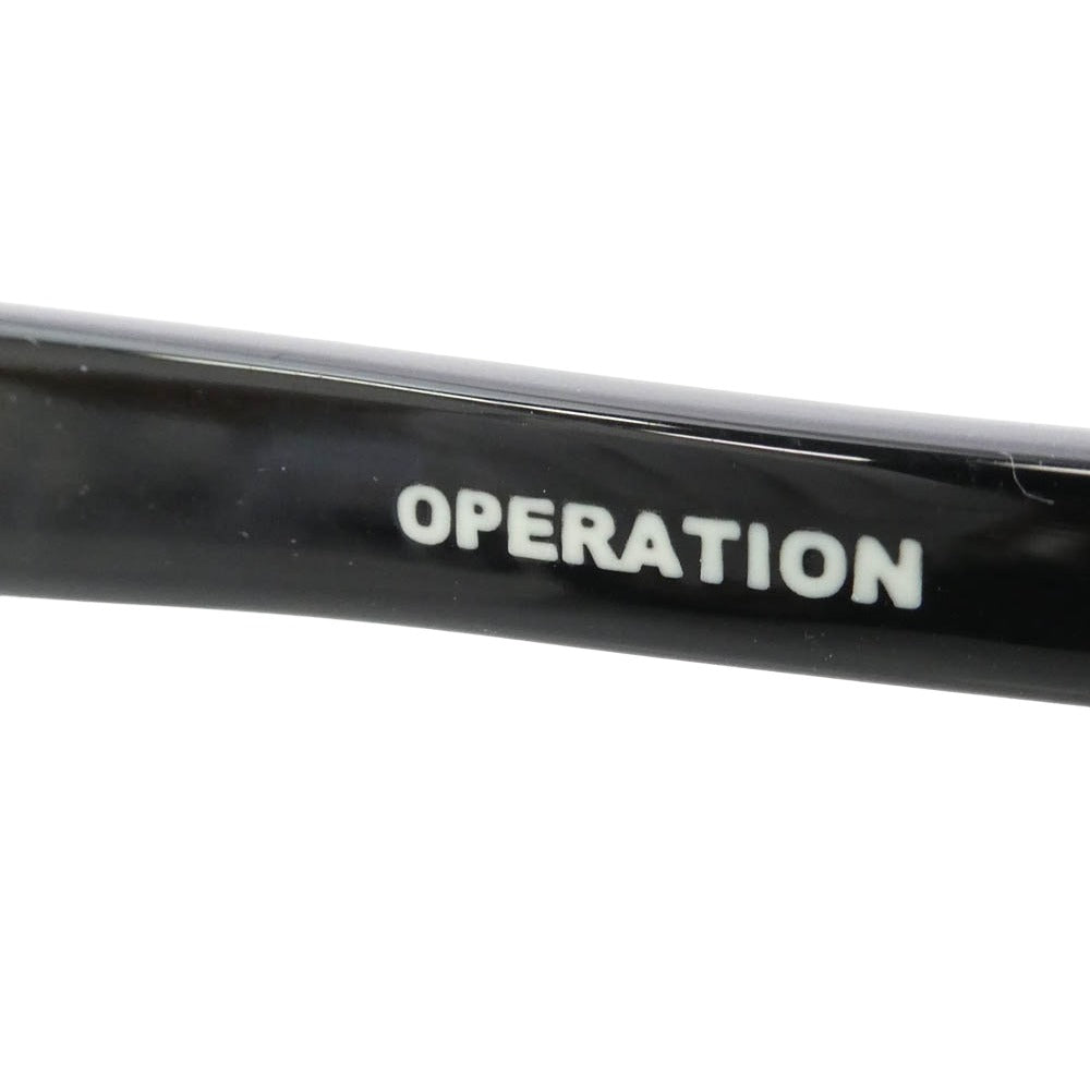 The REAL McCOY'S ザリアルマッコイズ OPERATION オペレーション アイウェア 眼鏡 メガネ 度入り ブラック系【中古】