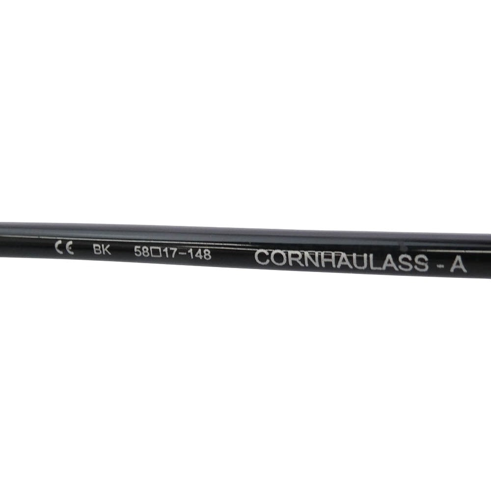 CHROME HEARTS クロムハーツ（原本無） CORNHAULASS-A サイドCHクロス 眼鏡 メガネ アイウェア フレーム：ブラック 58□17-148【中古】