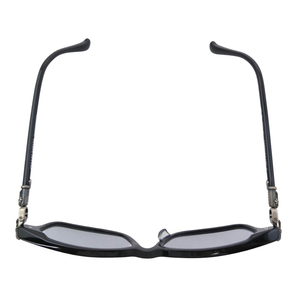 CHROME HEARTS クロムハーツ（原本無） CORNHAULASS-A サイドCHクロス 眼鏡 メガネ アイウェア フレーム：ブラック 58□17-148【中古】