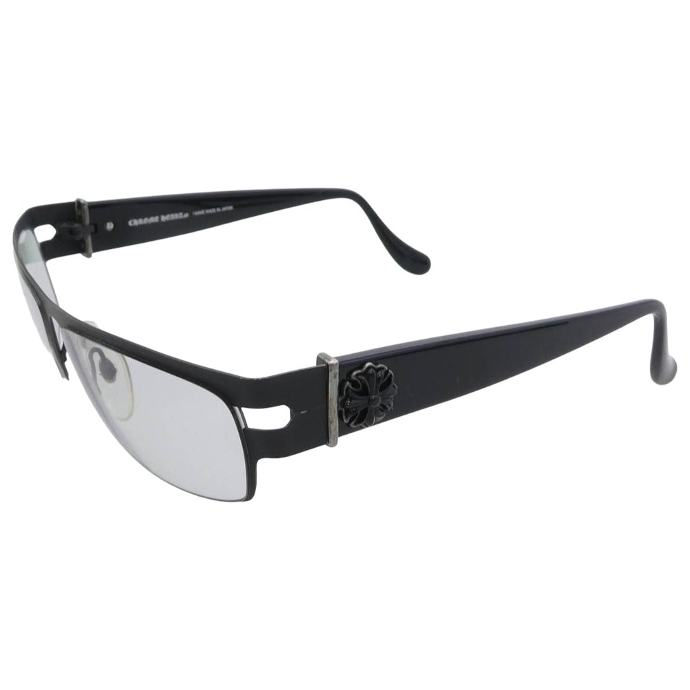 CHROME HEARTS クロムハーツ（原本無） FRUM サイドCHプラス 眼鏡 メガネ アイウェア フレーム：ブラック系 57□16-135【中古】