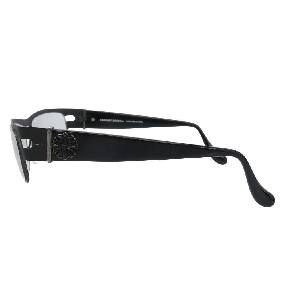 CHROME HEARTS クロムハーツ（原本無） FRUM サイドCHプラス 眼鏡 メガネ アイウェア フレーム：ブラック系 57□16-135【中古】