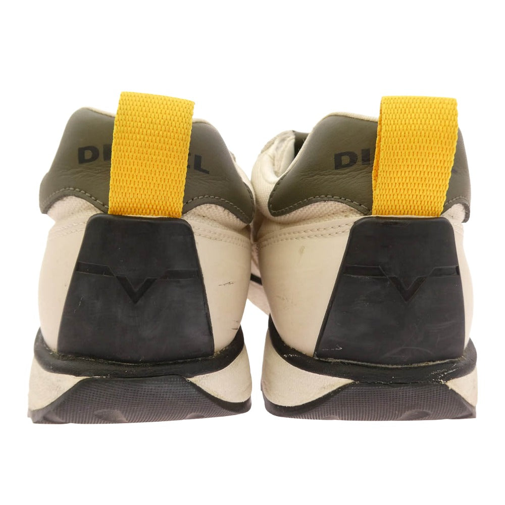 DIESEL ディーゼル F18-06-SB S-RV LOW スエード ローカットスニーカー オフホワイト系 25.5cm【中古】