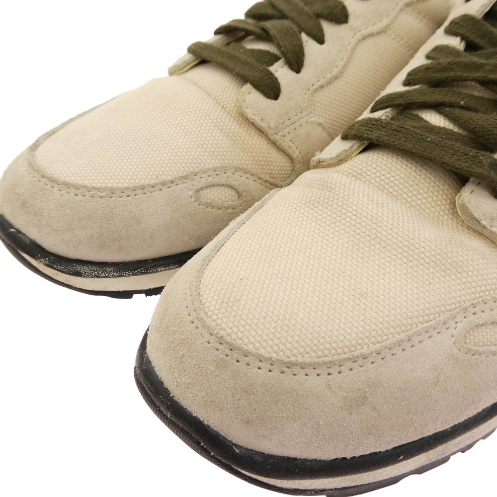 DIESEL ディーゼル F18-06-SB S-RV LOW スエード ローカットスニーカー オフホワイト系 25.5cm【中古】