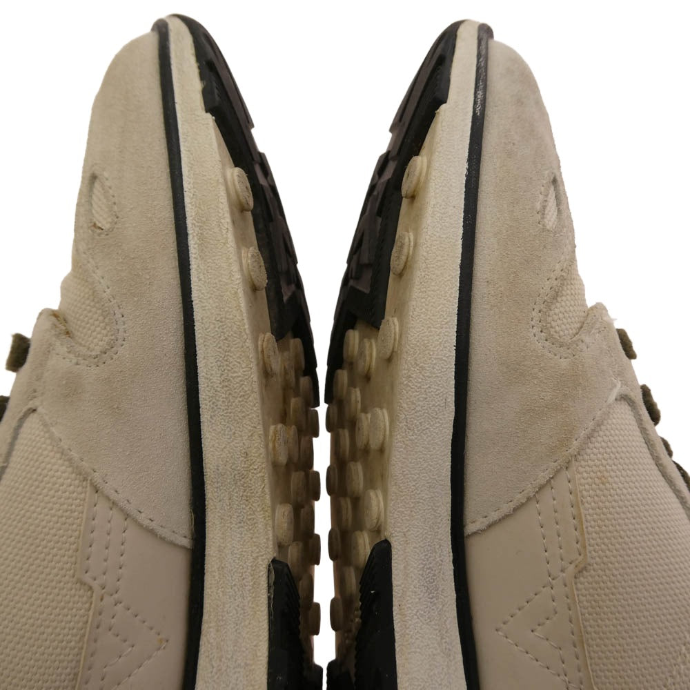 DIESEL ディーゼル F18-06-SB S-RV LOW スエード ローカットスニーカー オフホワイト系 25.5cm【中古】
