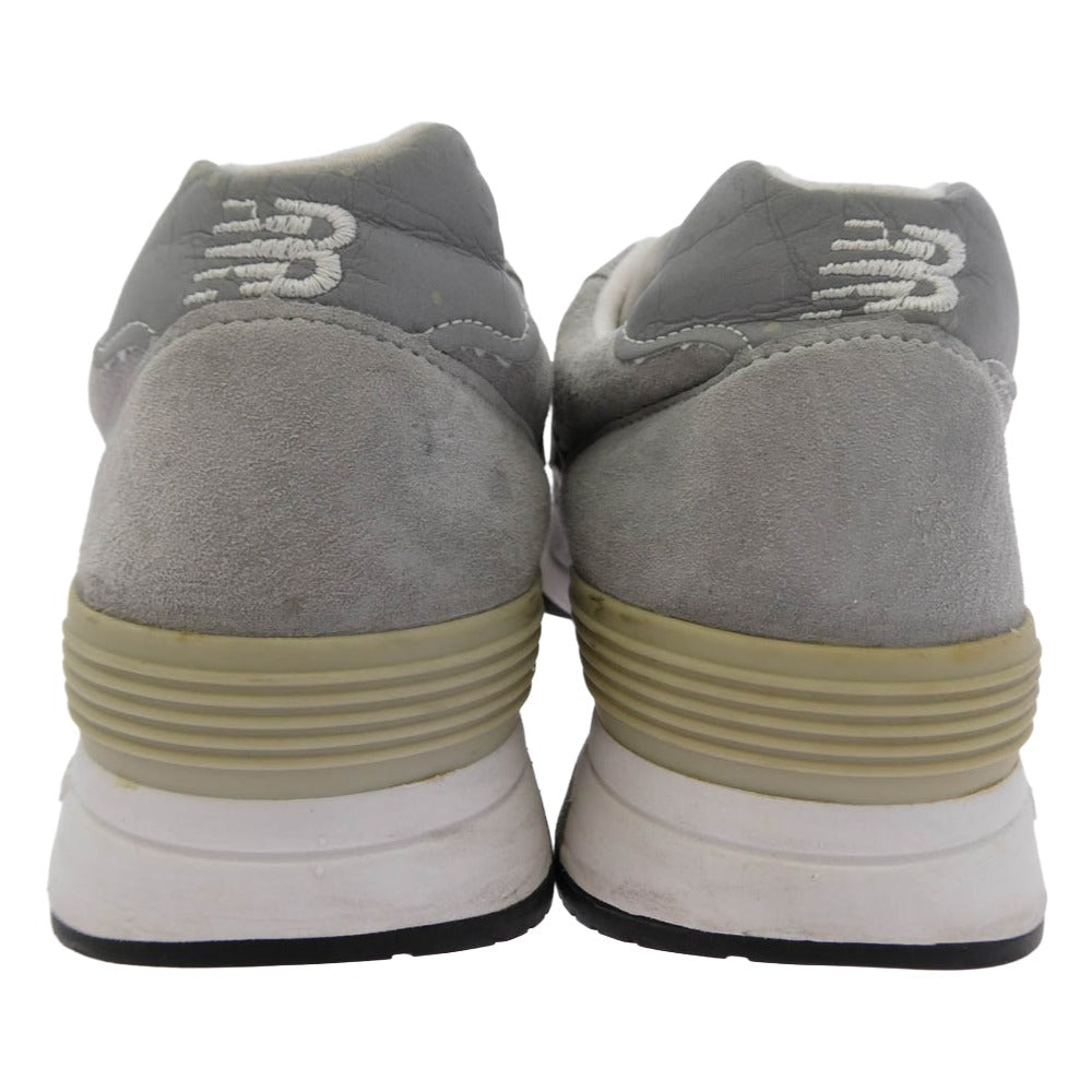 NEW BALANCE ニューバランス M1400JGY USA製 1400 Gray スエード ローカットスニーカー グレー系 25cm【中古】