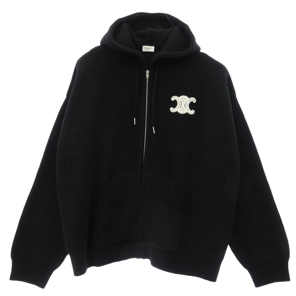 希少年代物！セリーヌ！初期⭐︎高級セーターパーカー　XXLブラック セリーヌ(CELINE)の中古通販｜ブランド古着専門店LIFE – ブランド古着 LIFE