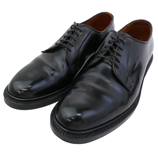 ALDEN オールデン 純正シューツリー付属 9901 Clipper Ox. Plain Toe Blucher クリッパーオックスフォード レザーシューズ ブラック系 ブラウン系 7.5【中古】