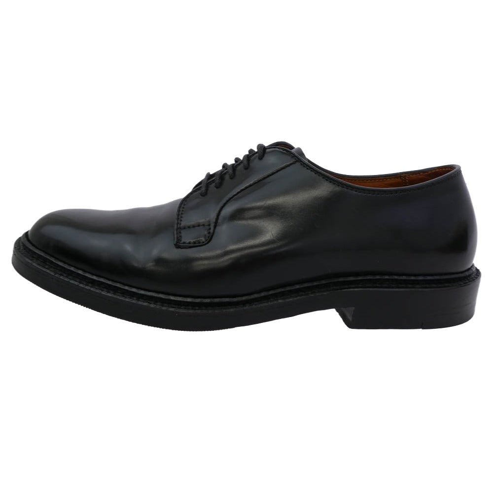 ALDEN オールデン 純正シューツリー付属 9901 Clipper Ox. Plain Toe Blucher クリッパーオックスフォード レザーシューズ ブラック系 ブラウン系 7.5【中古】