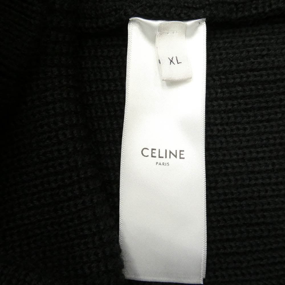 CELINE セリーヌ RY02Q0ZP2.38NO TRUCKER SWEATER IN RIBBED