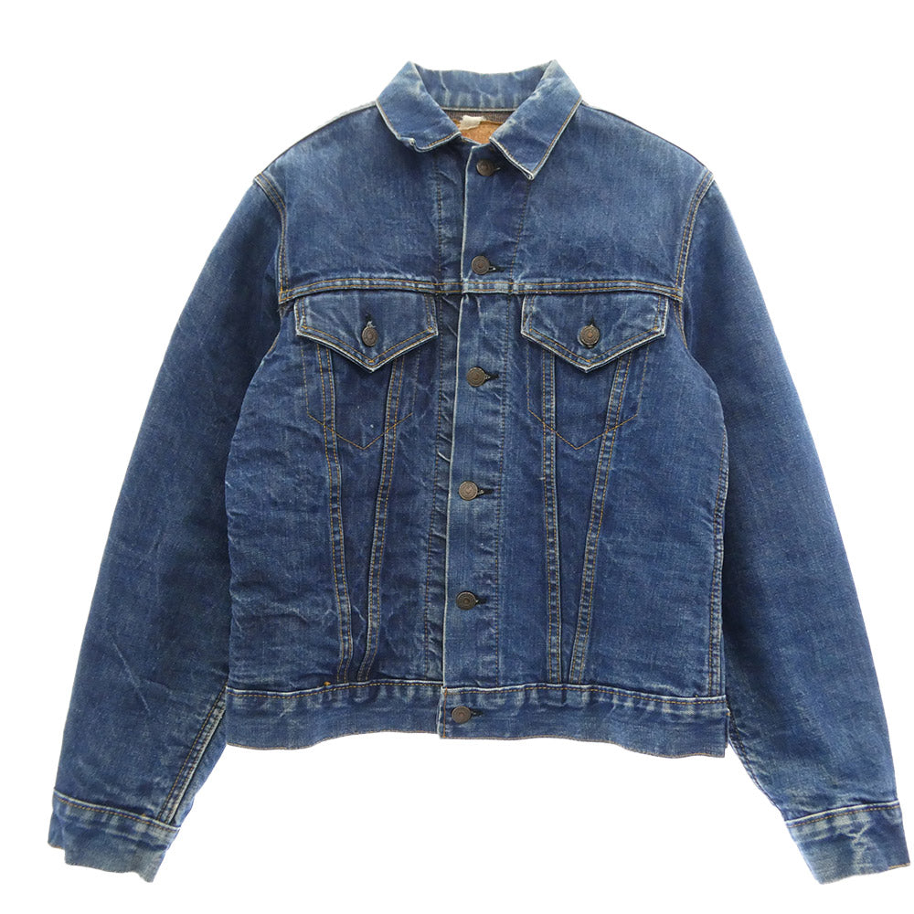 Levi's リーバイス 70s 70505-0317 4th ブランケット付 赤タブ欠損 ケアタグ ボタン裏52 デニム ジャケット インディゴブルー系 サイズ不明【中古】